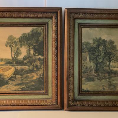 Pair of Framed Prints by John Constable