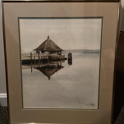 Framed Linda S. Kelley Watercolor