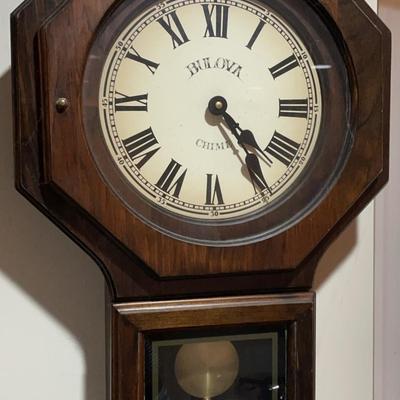 Bulova Wooden Wall Clock