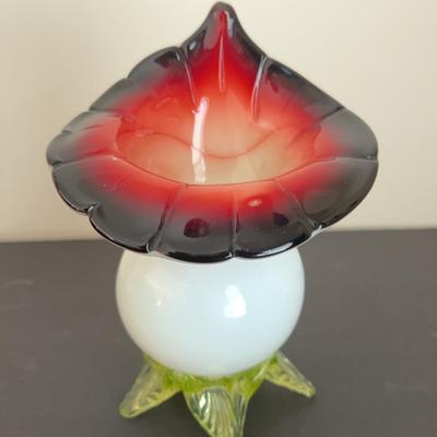 Jack In The Pulpit Blown Glass Vase