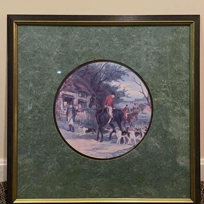 W.G. Shaver Fox Hunt Framed Print