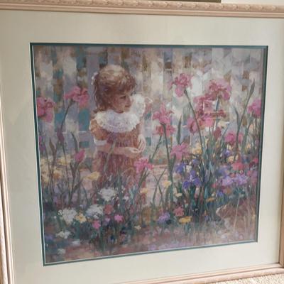 Wood-Framed Harrison Rucker - Hide & Seek Print