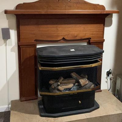 Wooden Mantle