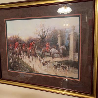 Wood-Framed “The Meet” Heywood Hardy Print