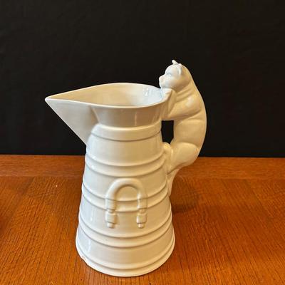 Adorable Cat Pitcher And Bowl