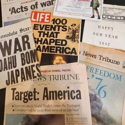 Lot Of Historical War Media Memorabilia