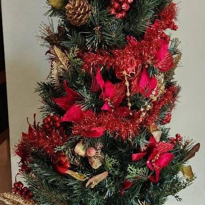 41" Tall Pre-lit Potted Christmas Tree