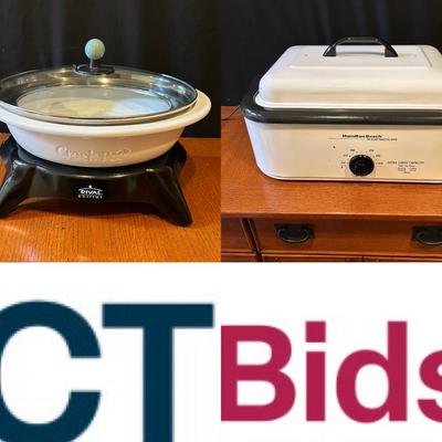 Hamilton Beach Roaster Oven And Rival Crockpot