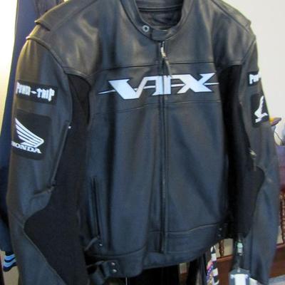 Honda Power Trip leather biker jacket