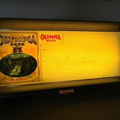 Olympia message board sign