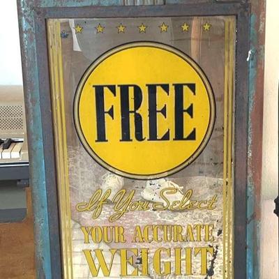 AX305 C. R. Kirk Guess Your Weight Penny Machine