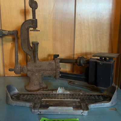 AX256 U.S. Postal Scale And Brannock Device, Meat Grinder