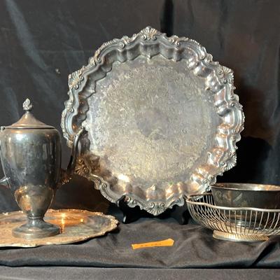 AX140 Silver Plated Serving