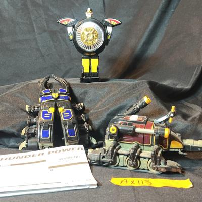 AX113 Power Rangers Zeo Warrior And Thunder Power