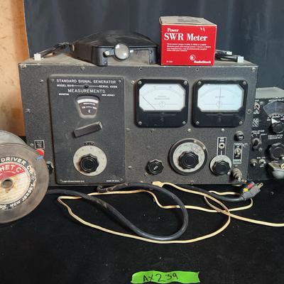 AX239 Boonton Standard Signal Generator And Nickel Chrome Resistance Wire