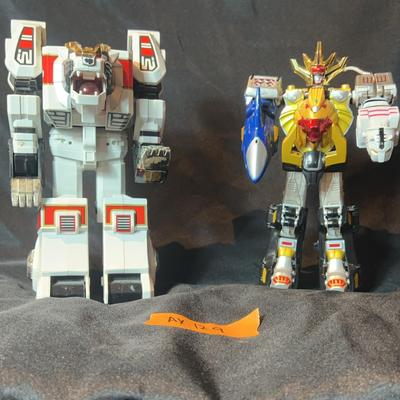 AX129 Power Rangers White Tigerzoid And Kao King
