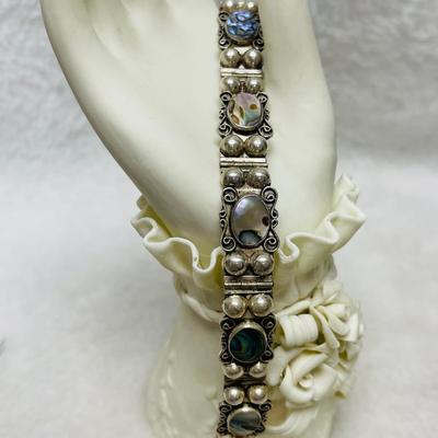 Sterling Silver “Del Rio” Abalone Shell Bracelet
