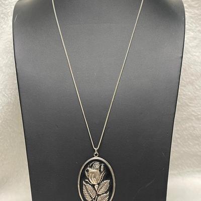 “International Sterling” Pendant and Necklace