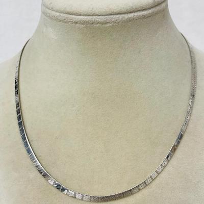 Sterling Silver Reversible Snake Chain