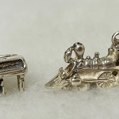 Two Sterling Silver Charms