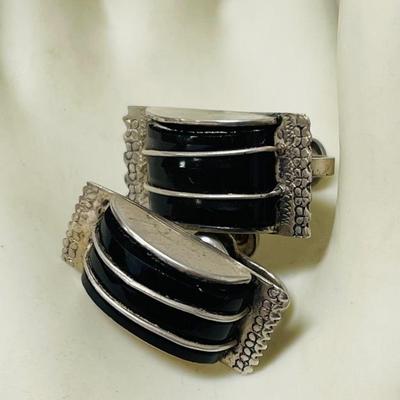 Vintage Sterling Silver Earrings from Mexico