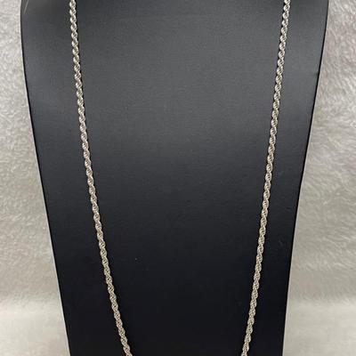 “Milor Italy” Sterling Silver Link Chain Necklace