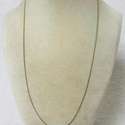 14K Gold Chain Link Necklace