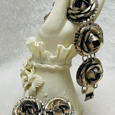 Mexico Sterling Silver Jewelry Set