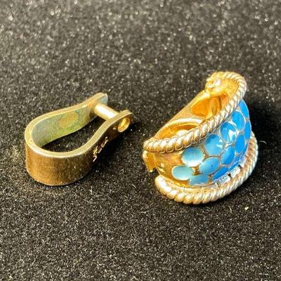 Two 14k Gold Necklace Slide Pendants (8 Grams Total)