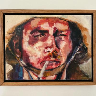 Steve Schulman "Deployed" Oil on Canvas Painting