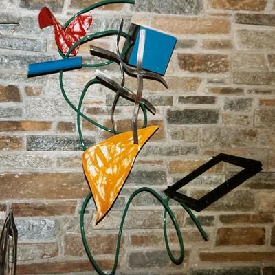 Ron Tatro "Wall Scribble" Metal Wall Sculpture