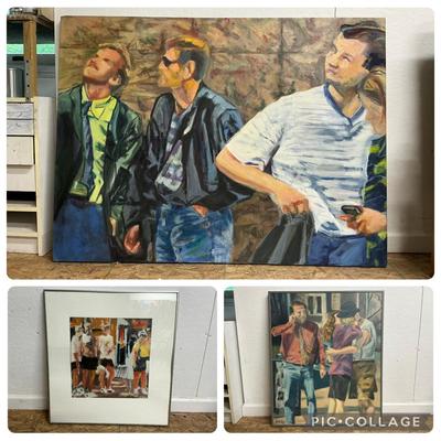 Collection of Cool People Paintings by Local Artist Steve Schulman
