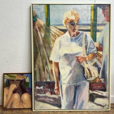 Coastal Grandma and Beach Guy by Steve Schuman