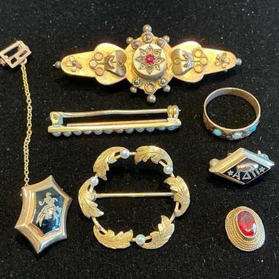 9k & 10k Gold Lot (13.8 Grams)