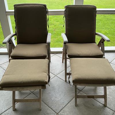 Two Domus Siena Deep Seating Lounge Chairs 
