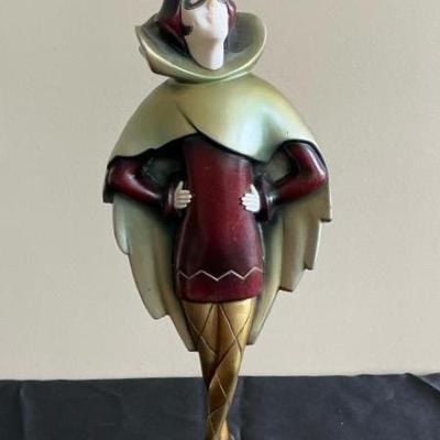 Cold Painted Bronze Sculpture By German Artist Roland Paris “Prince Carnaval”