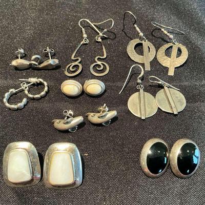Sterling Silver earring Lot 