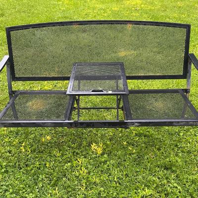 Outdoor Metal Bench 