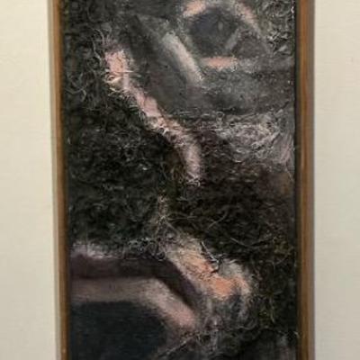 Steve Schulman "From Below" Mixed Media Portrait