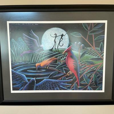 Brian Kyhos “Night on The Farm” Limited Signed Print (39 x 31)