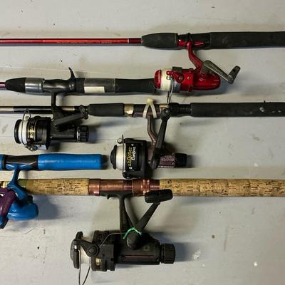 Assorted Fishing Rods