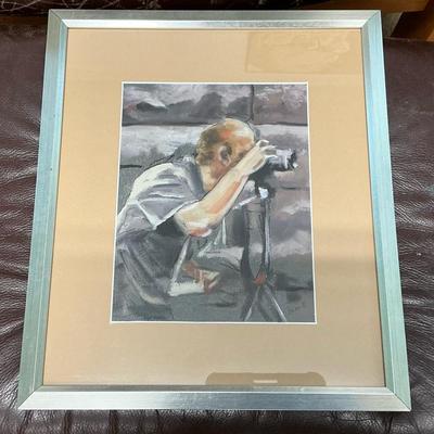 Steve Schulman Photographer Framed Painting