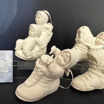 Snowbabies “Winter Boot” Ornament Collection