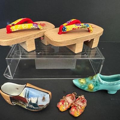 International Miniature Shoe Figurines (Set of 6)