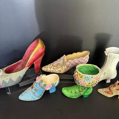 Vintage Resin Ornate Heels
