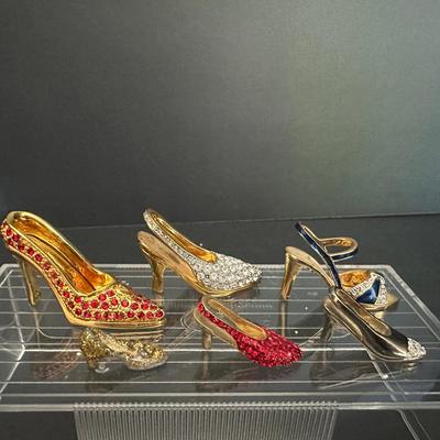 Jeweled Miniature High Heel Figurines (Set of 6)