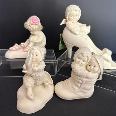 Vintage Snow Babies Porcelain Figurine Collection- Dept 56