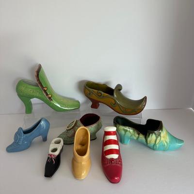 Set of 8 Whimsical Decorative Miniature Shoes – Russ & Andrea Sadek Styles 