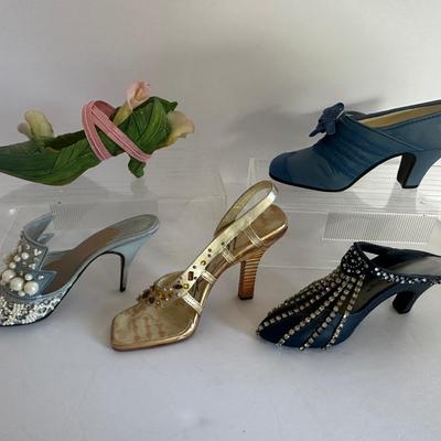 “Just the Right Shoes” Collectible Miniatures – Elegant Set of 5