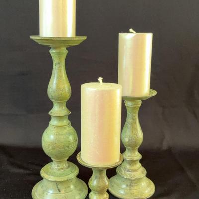 Metal Candle Holders Set 